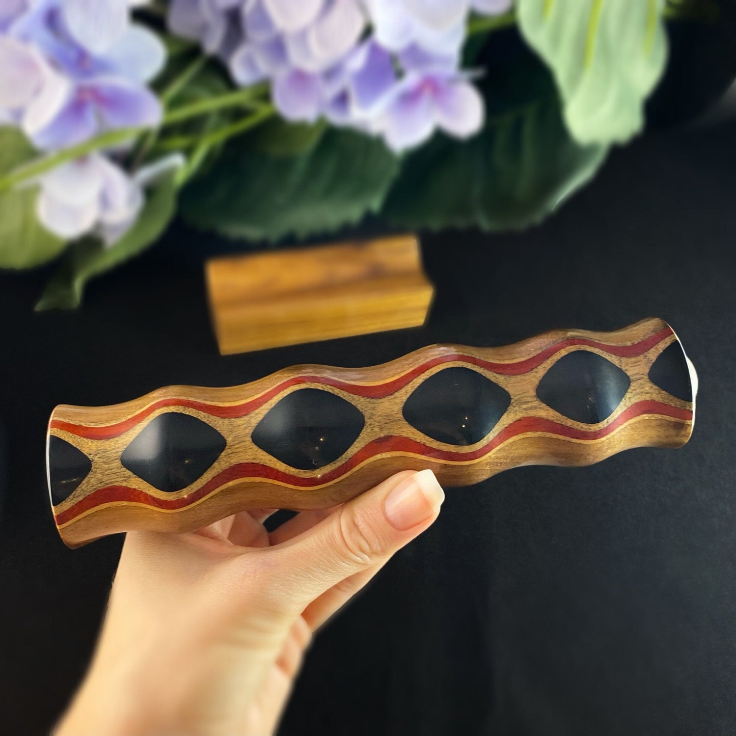 7 Inch Handmade Wooden Teleidoscope with Ebony