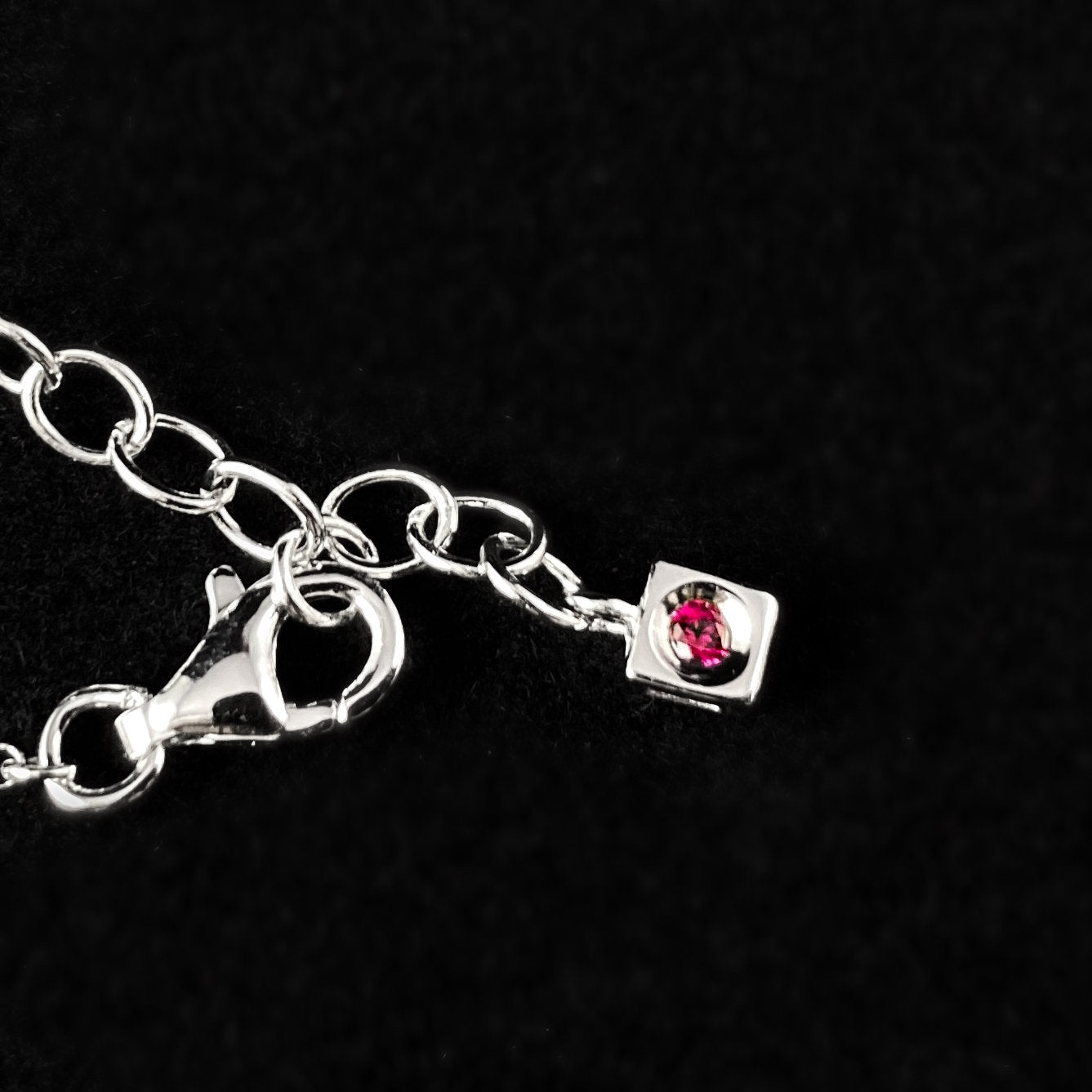 925 Sterling Silver Intertwined Hexagon Necklace - Elle Jewelry