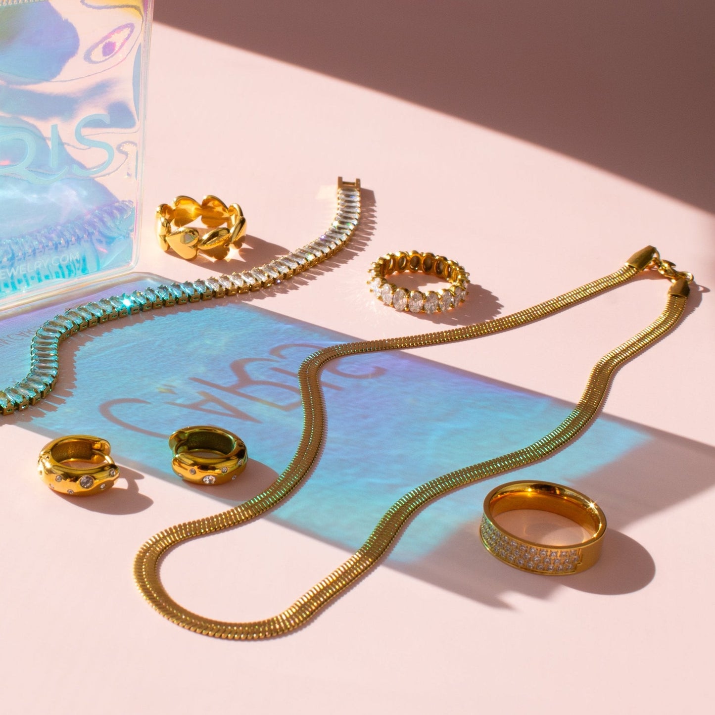 Alexandra Pavé Row Ring