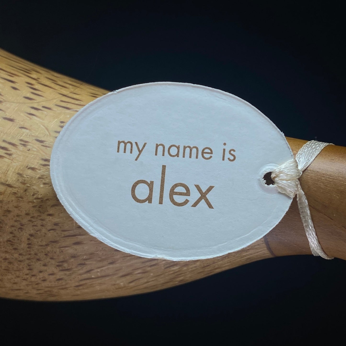 Alex - Hand-carved and Hand-painted Bamboo Duck