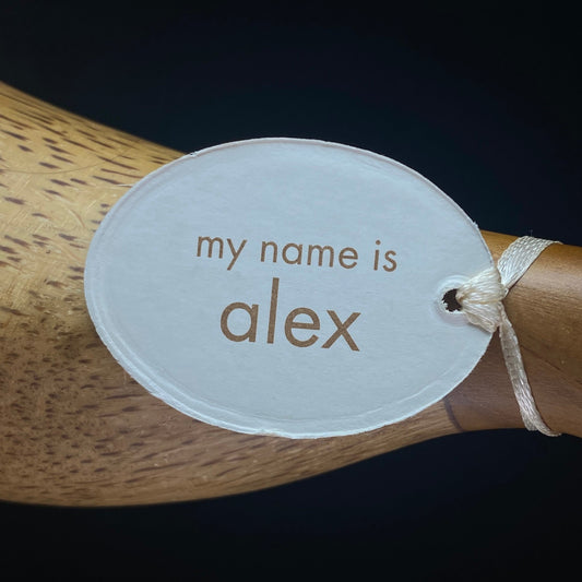 Alex - Hand-carved and Hand-painted Bamboo Duck