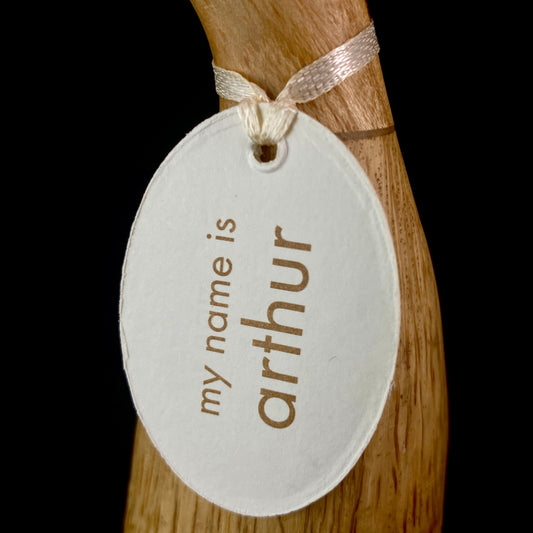 Arthur Too- Hand-carved and Hand-painted Bamboo Duck