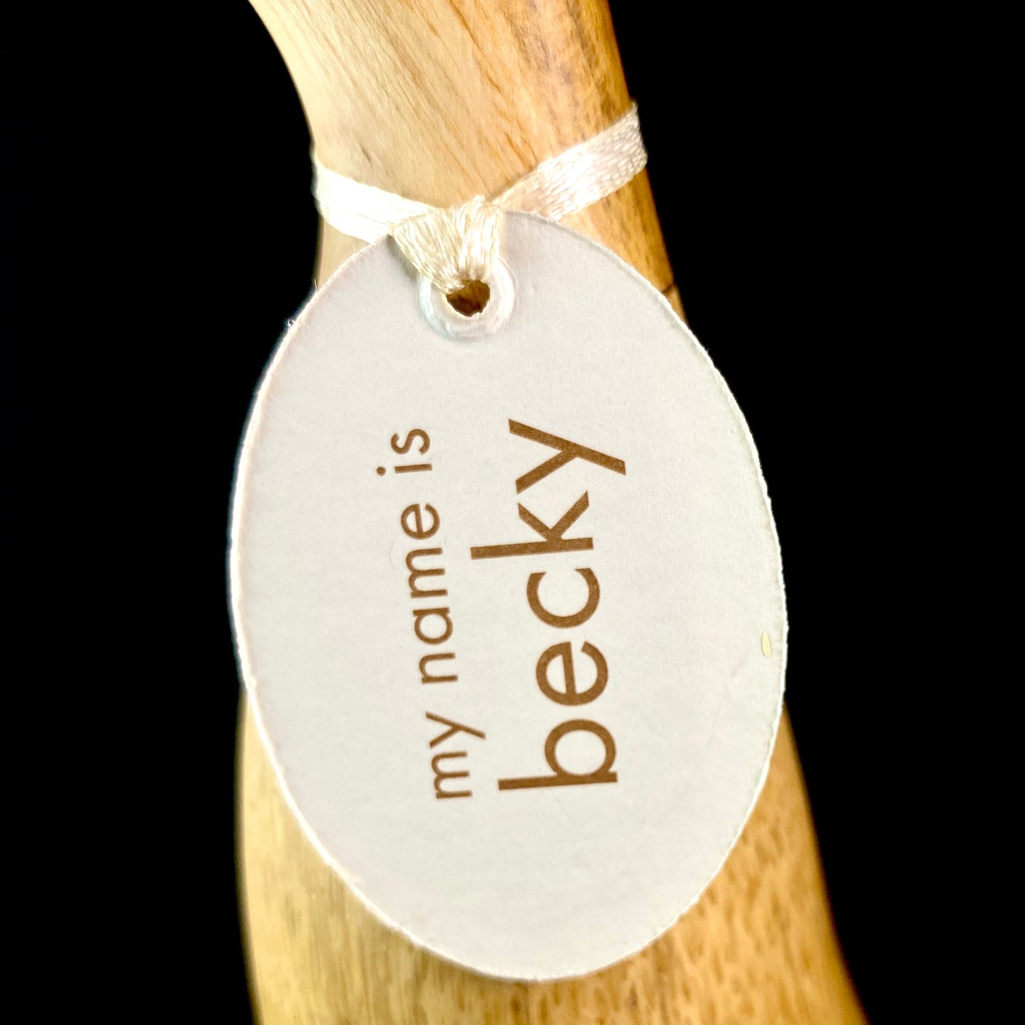 Becky- Hand-carved and Hand-painted Bamboo Duck