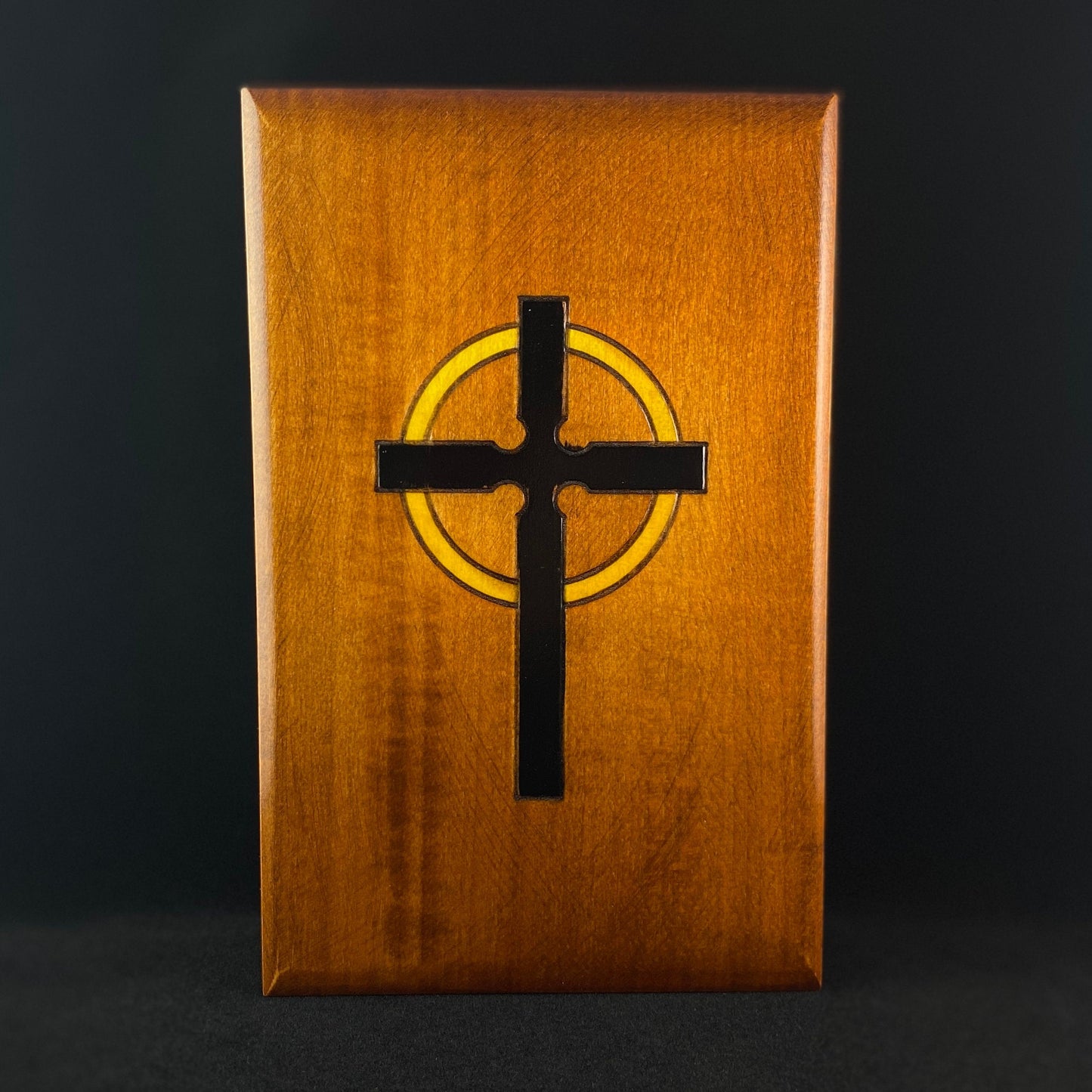 Bible Shaped Handmade Hinged Wooden Treasure Box