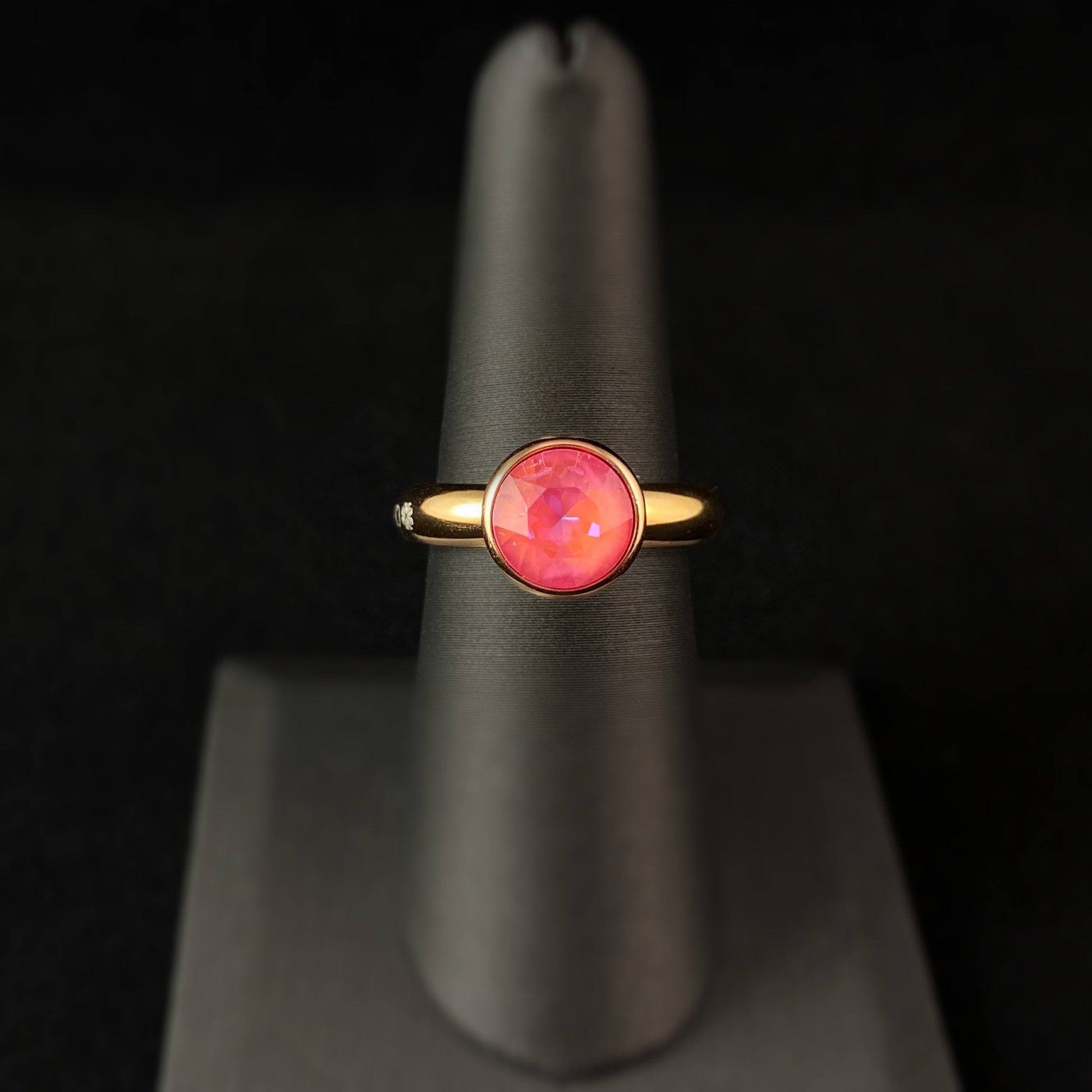 Bottone 10mm Rose Gold - Lotus Pink Delite Interchangeable