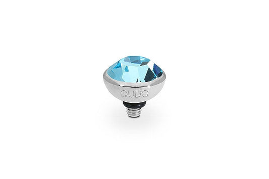 Bottone 10mm Silver - Aqua Bohemica Interchangeable QUDO