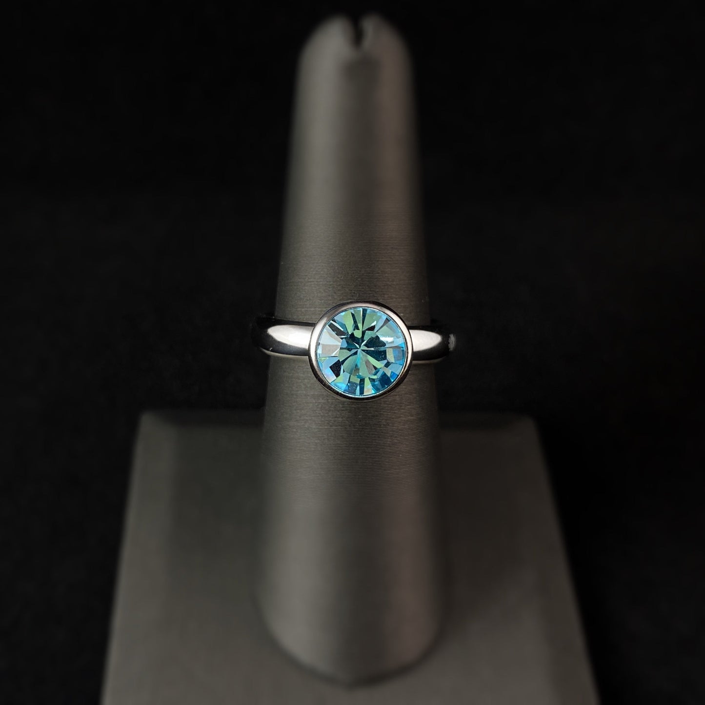 Bottone 10mm Silver - Aqua Bohemica Interchangeable QUDO