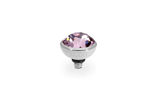 Bottone 10mm Silver - Light Amethyst Interchangeable QUDO