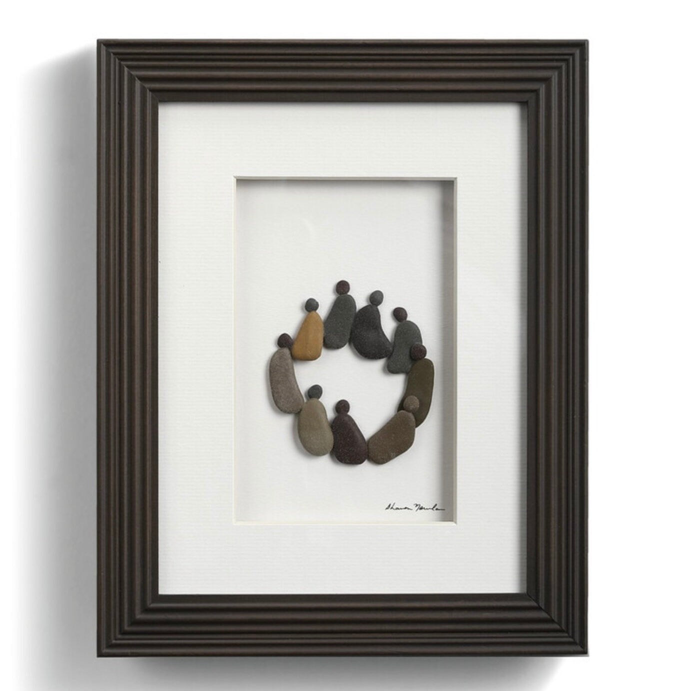 Circle of Friends, Sharon Nowlan Pebble Art