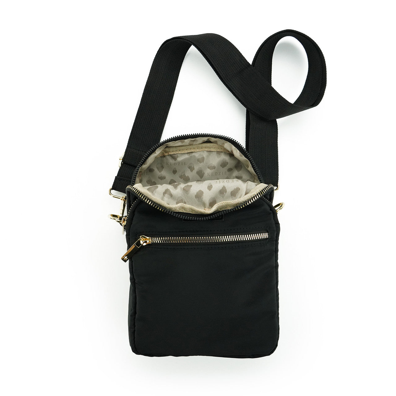 Convertible Sling Crossbody Bag - Black