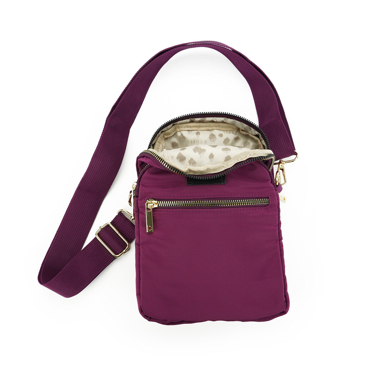 Convertible Sling Crossbody Bag - Purple