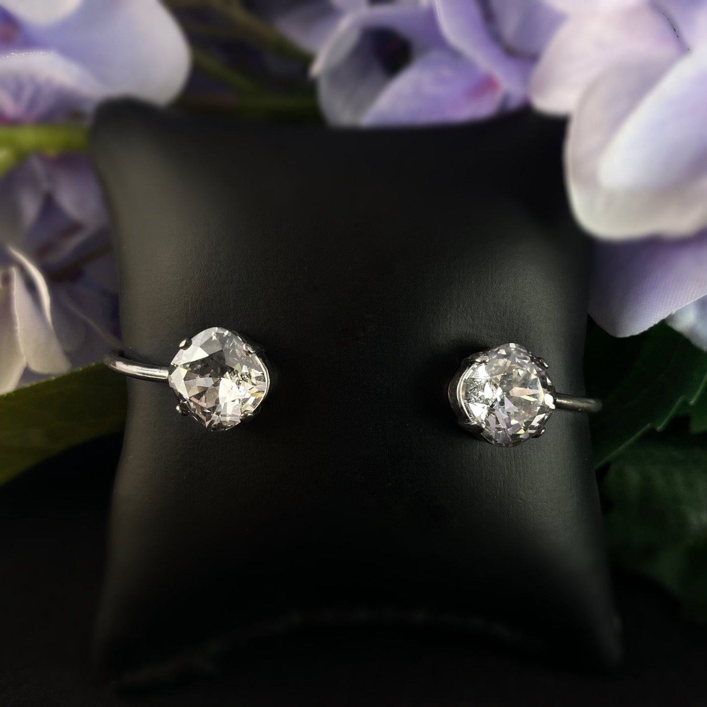 Cushion Cut Swarovski Crystal Bracelet, Clear - La Vie Parisienne by Catherine Popesco