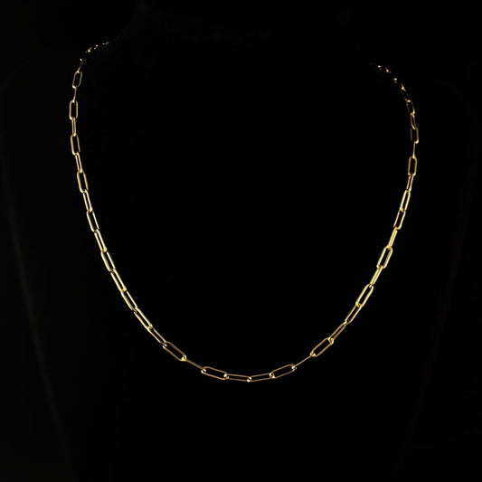 Dainty Gold Chain Necklace, Joy - Sabrina