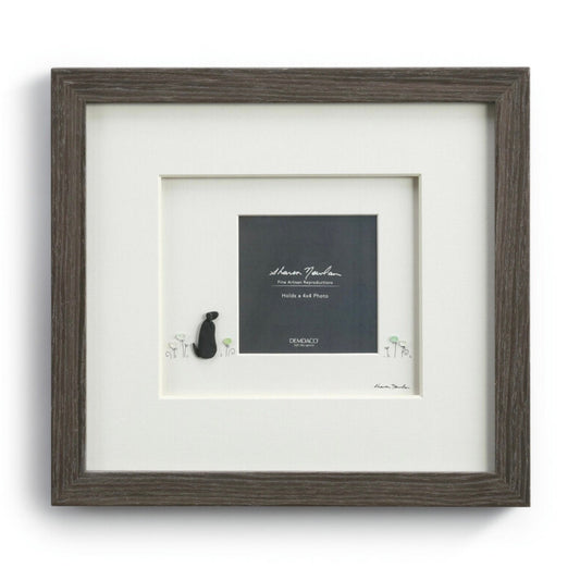 Dog Love Photo Frame, Sharon Nowlan Pebble Art