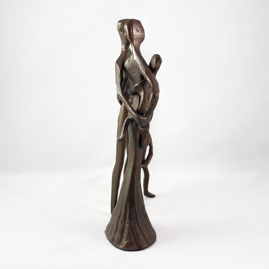 Family of Four Bronze Sculpture - Unique Home Decor