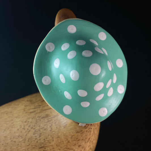 Garfield - Hand-carved and Hand-painted Bamboo Duck