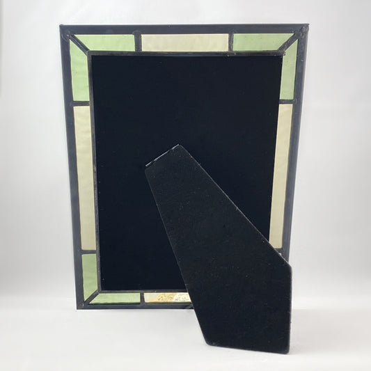 Glass Easel Back 5x7 Picture Frame - Antique Yellow