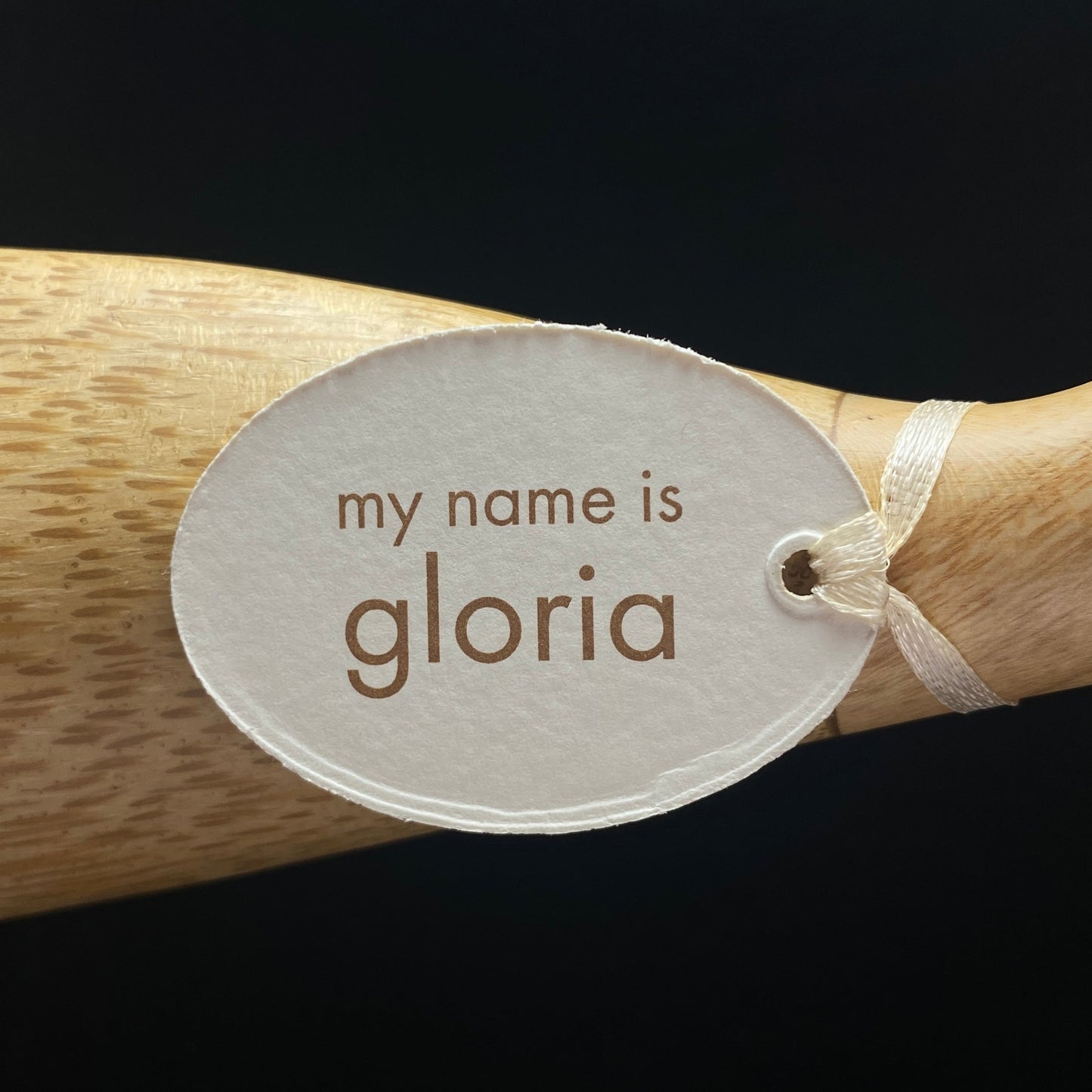 Gloria - Hand-carved and Hand-painted Bamboo Duck