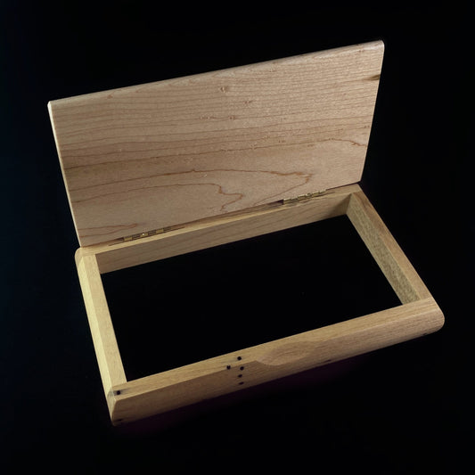 Great Lakes Handmade Wooden Box - Birdseye and Spalted Maple