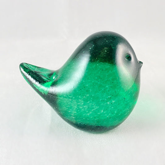 Hand Blown Glass Bird, #6 - Unique Decor, Made in USA