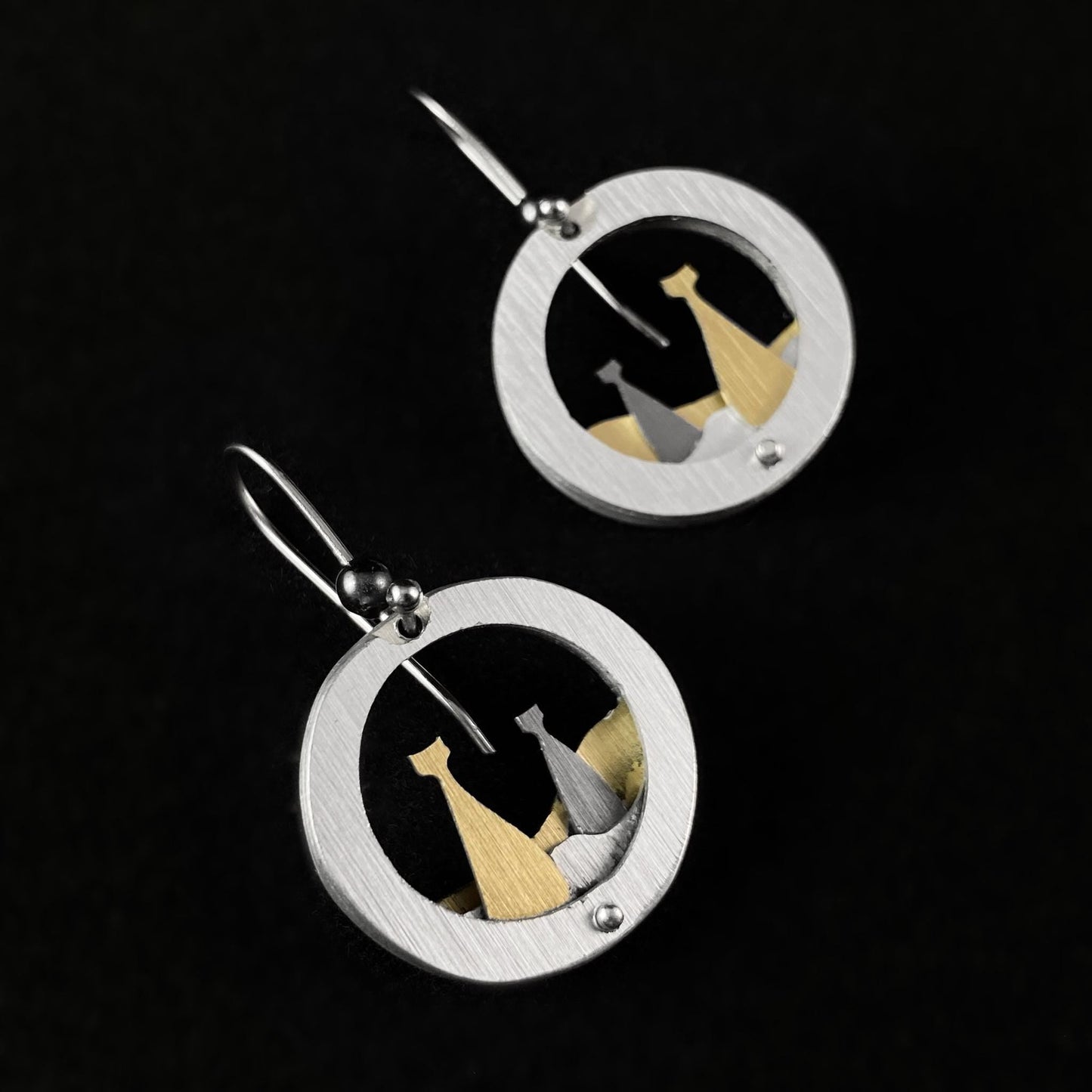 Handmade Aluminum Earrings, Hypoallergenic Lightweight - JR Franco Jewelry