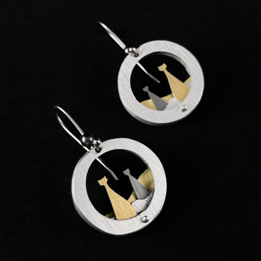 Handmade Aluminum Earrings, Hypoallergenic Lightweight - JR Franco Jewelry