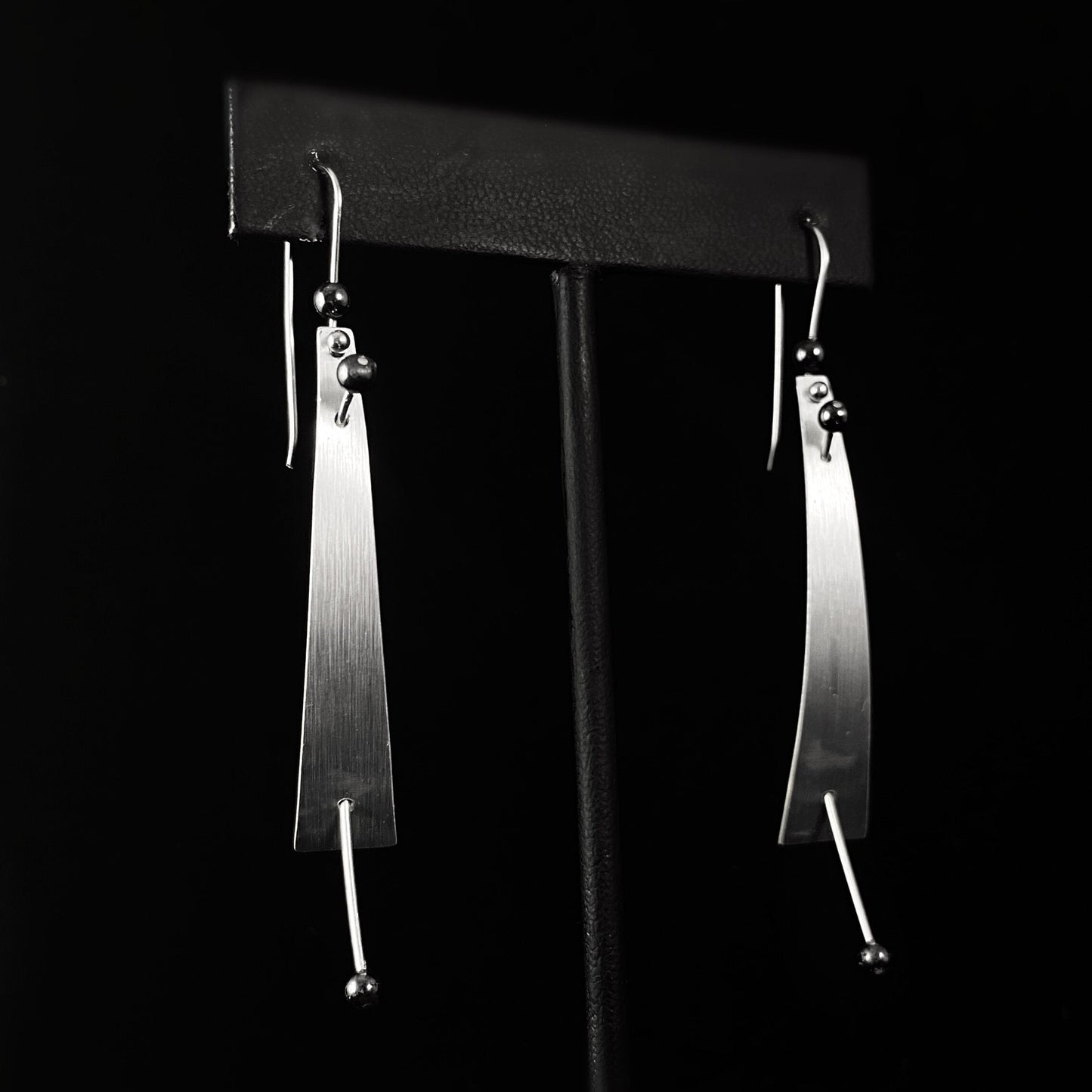 Handmade Aluminum Twin Sway Earrings, Hypoallergenic Lightweight - JR Franco Jewelry