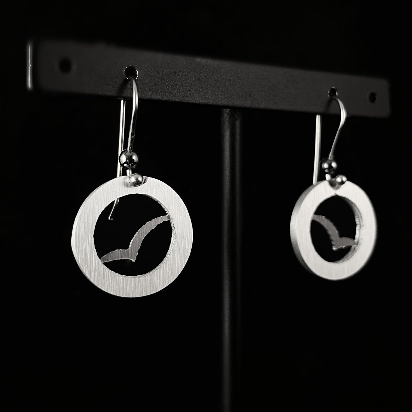 Handmade Aluminum Wings Earrings, Hypoallergenic Lightweight - JR Franco Jewelry