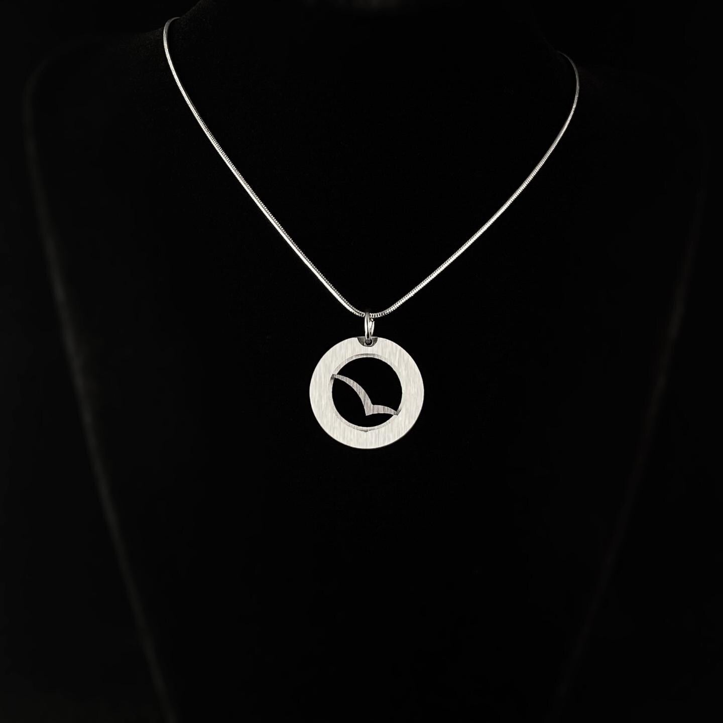 Handmade Aluminum Wings Pendant Necklace, Hypoallergenic Lightweight - JR Franco Jewelry