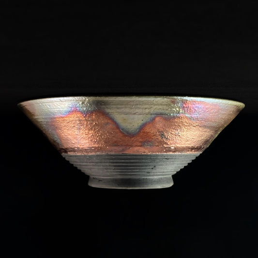 Handmade Annie Bowl, Raku Art Pottery, Decorative Pottery