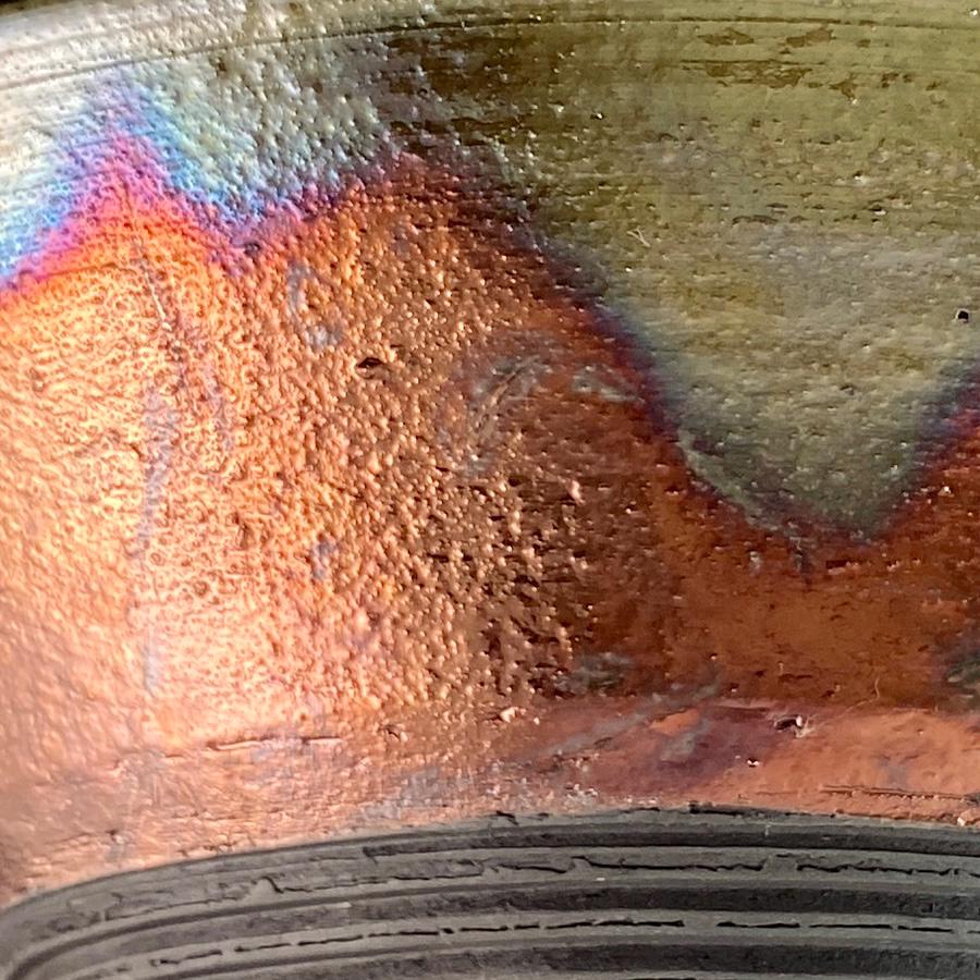 Handmade Annie Bowl, Raku Art Pottery, Decorative Pottery