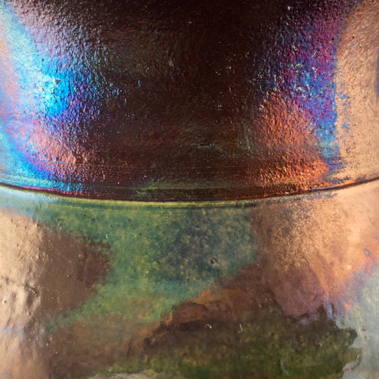 Handmade Anya Vase, Raku Art Pottery, Decorative Pottery