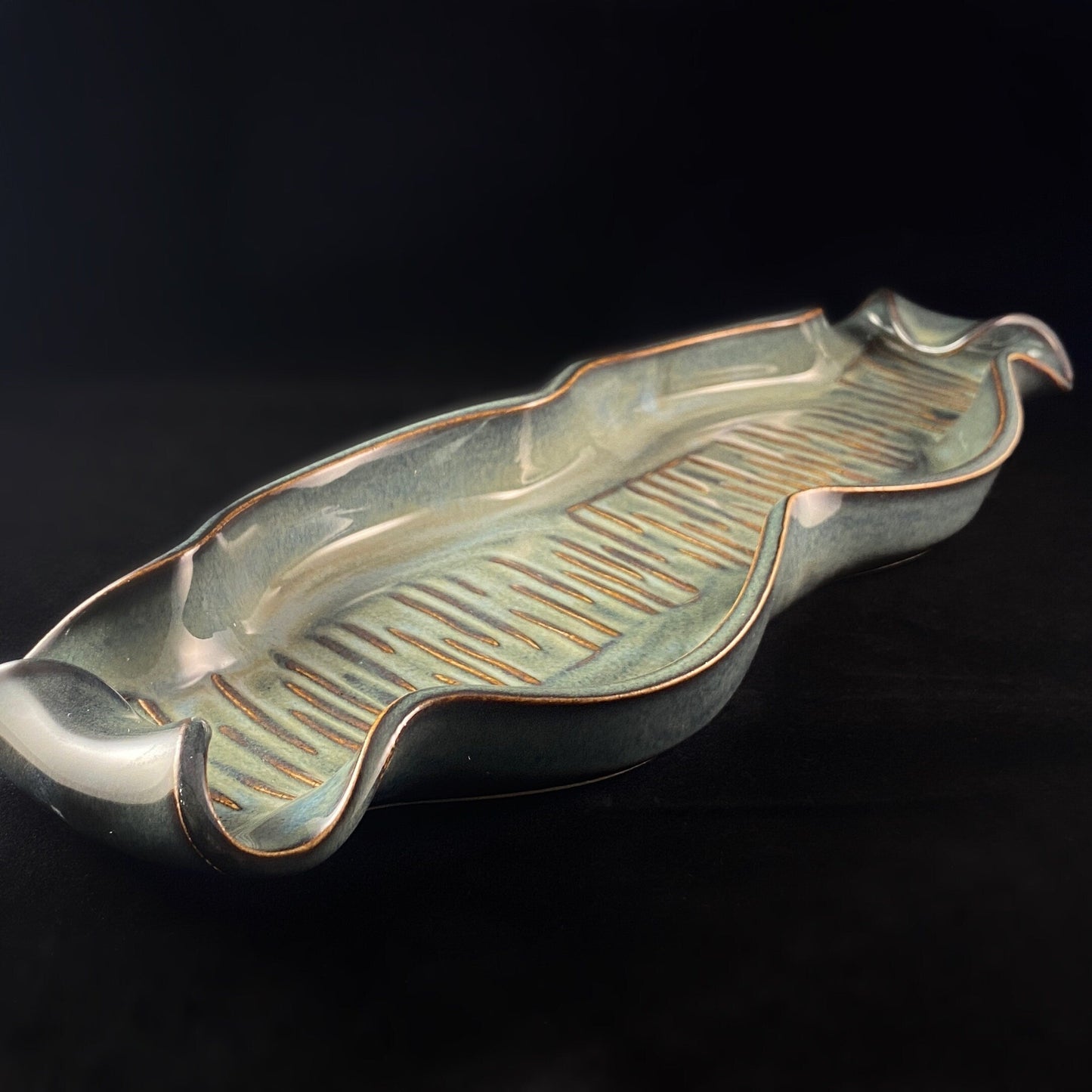Handmade Baguette Tray, Functional and Decorative Pottery