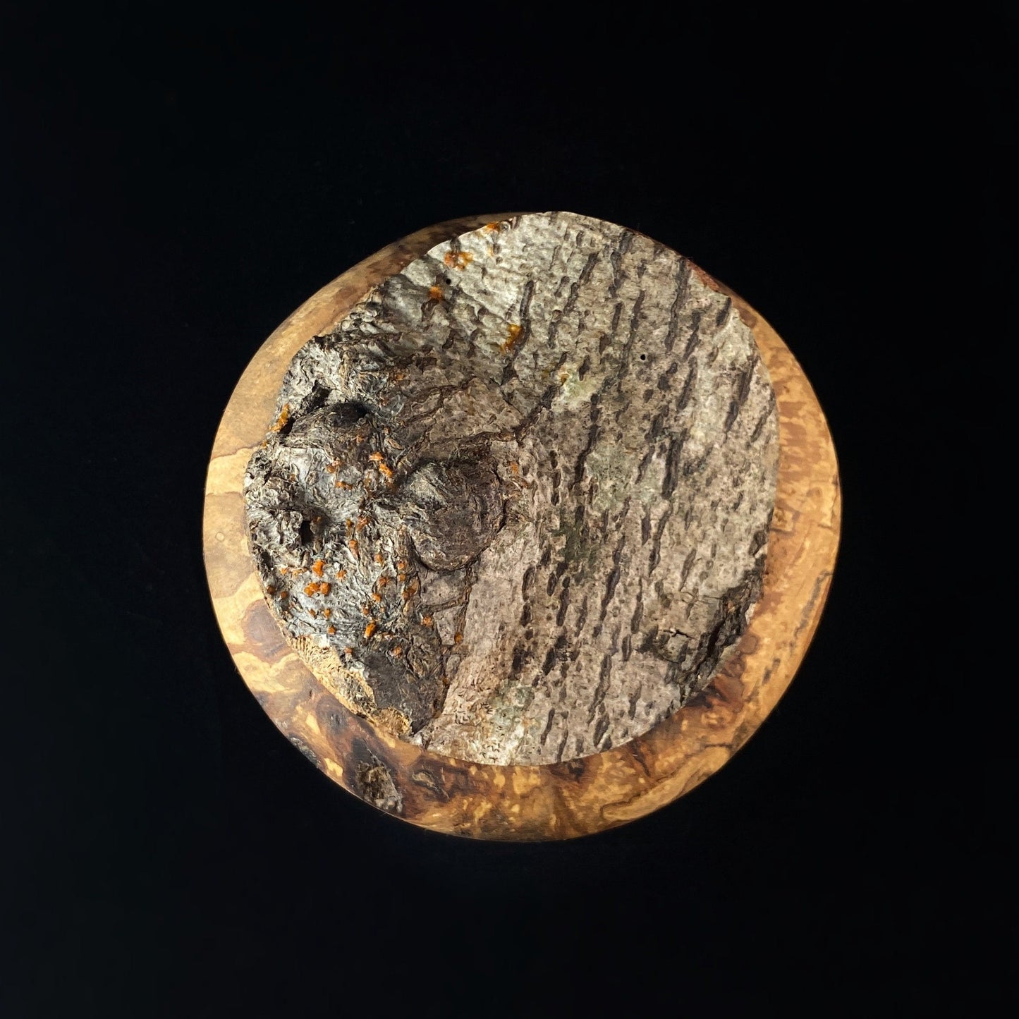 Handmade Beechwood Bowl with Lid, Made in USA