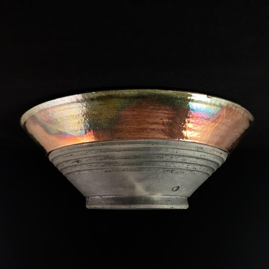 Handmade Camie Bowl, Raku Art Pottery, Decorative Pottery