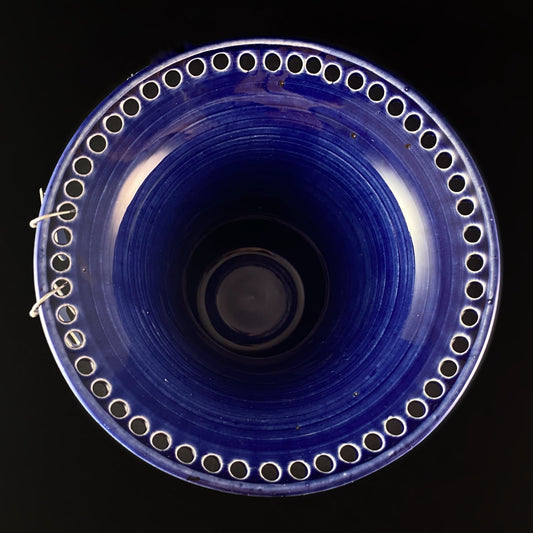 Handmade Deep Blue Waves Earring Holder Functional