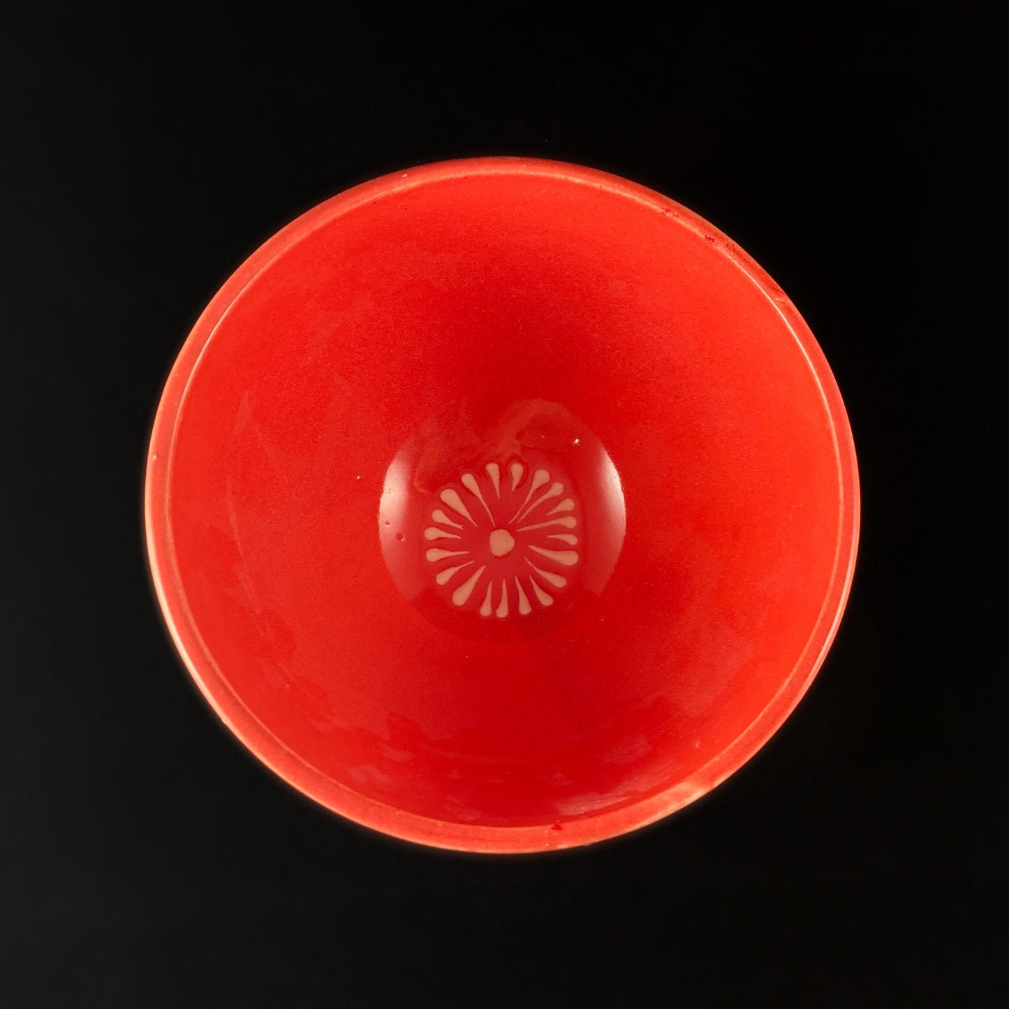 Handmade Footed Bowl, Functional and Decorative Turkish Pottery, Cottagecore Style, Red