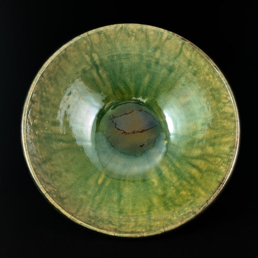 Handmade Francie Bowl, Raku Art Pottery, Decorative Pottery