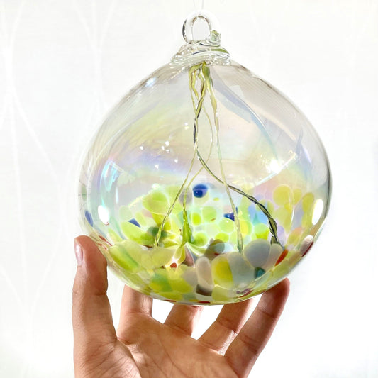 Handmade Glass Fairy Ball