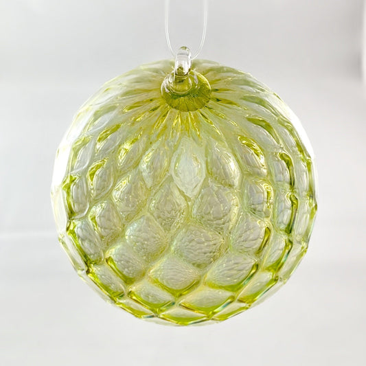 Handmade Glass Friendship Ball - Chartreuse