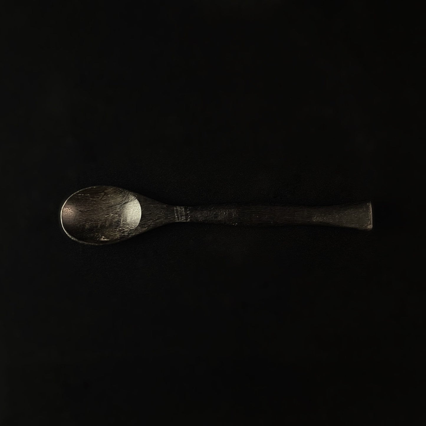 Handmade Gray and White Oblong Bowl with Spoon, Functional and Decorative Pottery