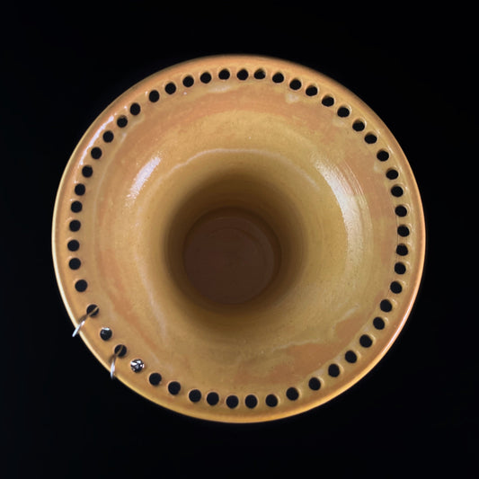 Handmade Green and Gold Earring Holder Functional