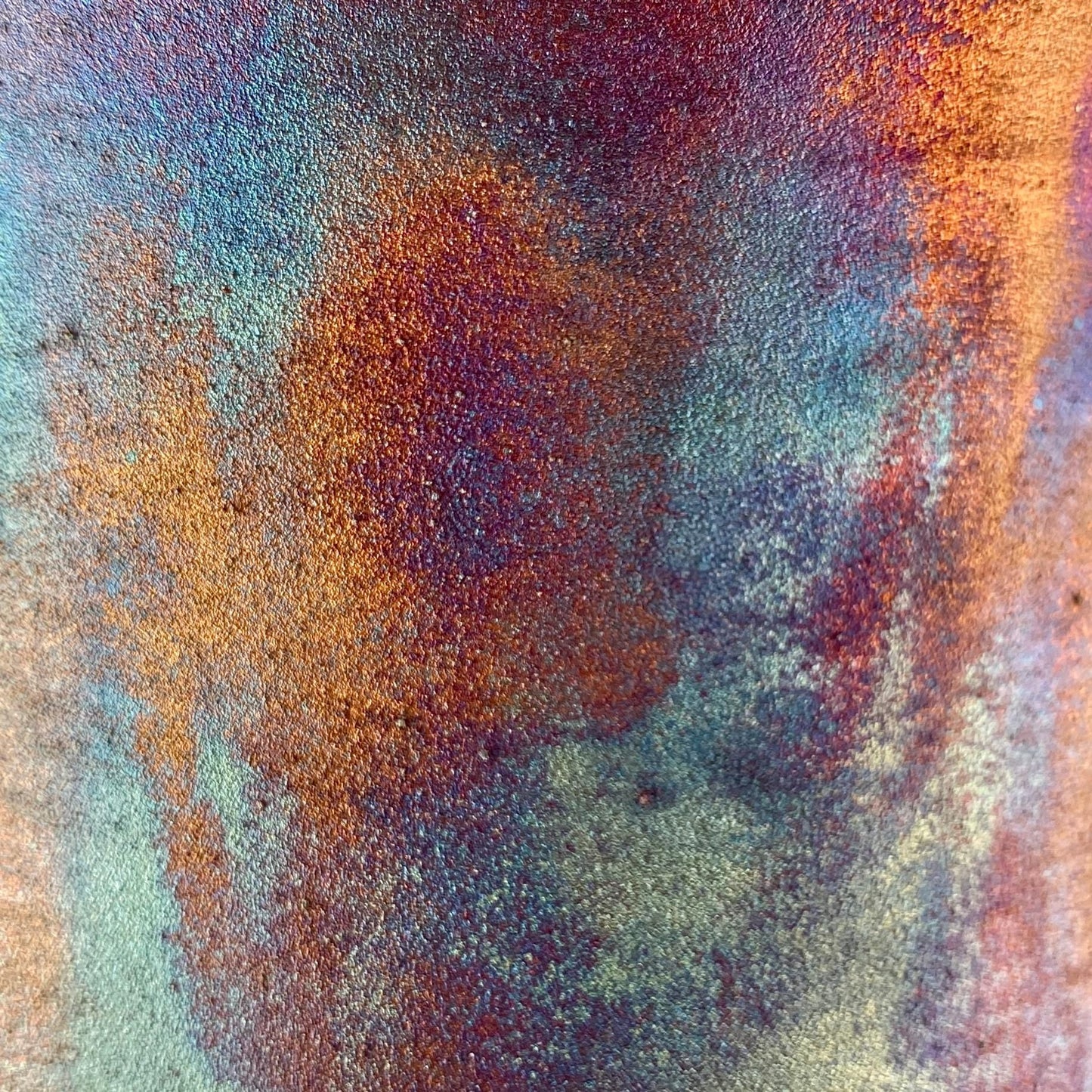 Handmade Jasmine Vase, Raku Art Pottery, Decorative Pottery