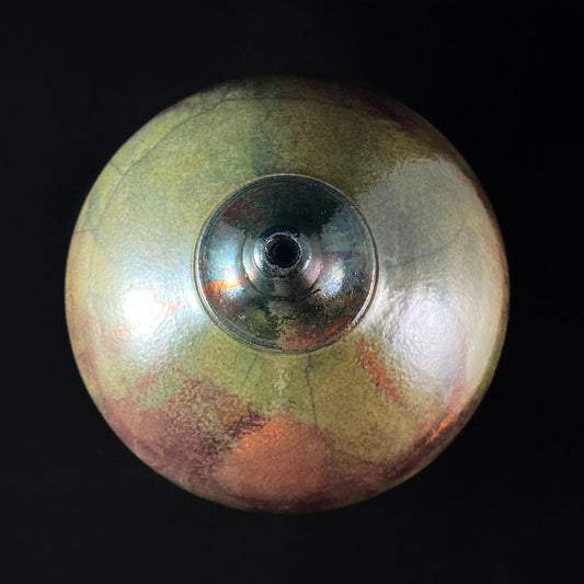 Handmade Julia Vase, Raku Art Pottery, Decorative Pottery