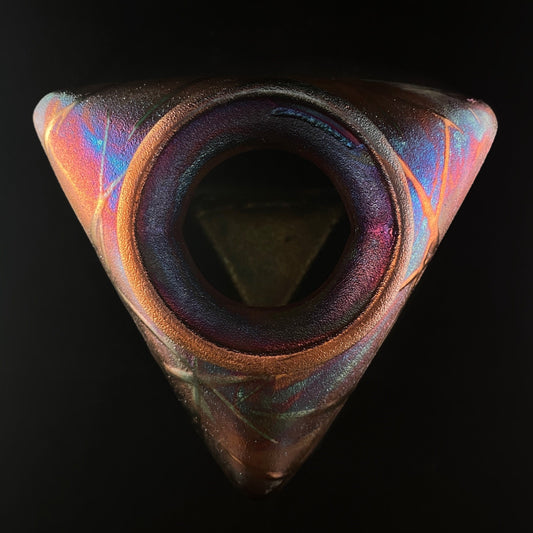 Handmade Large Contemporary Vase Raku Art Pottery, Decorative Pottery