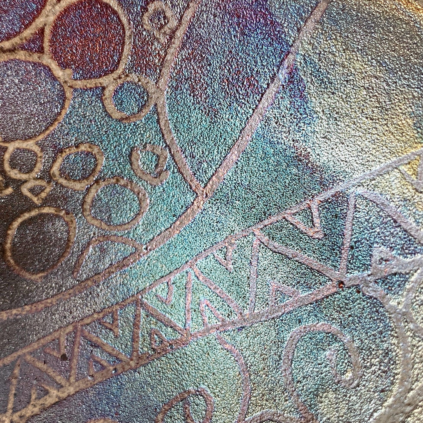 Handmade Maria Bowl, Raku Art Pottery, Decorative Pottery