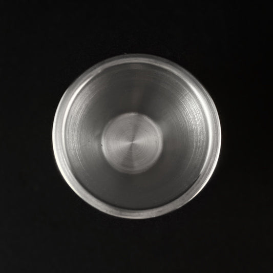 Handmade Natural Wood and Stainless Steel Shot Glass, Sassafras - Handmade in USA