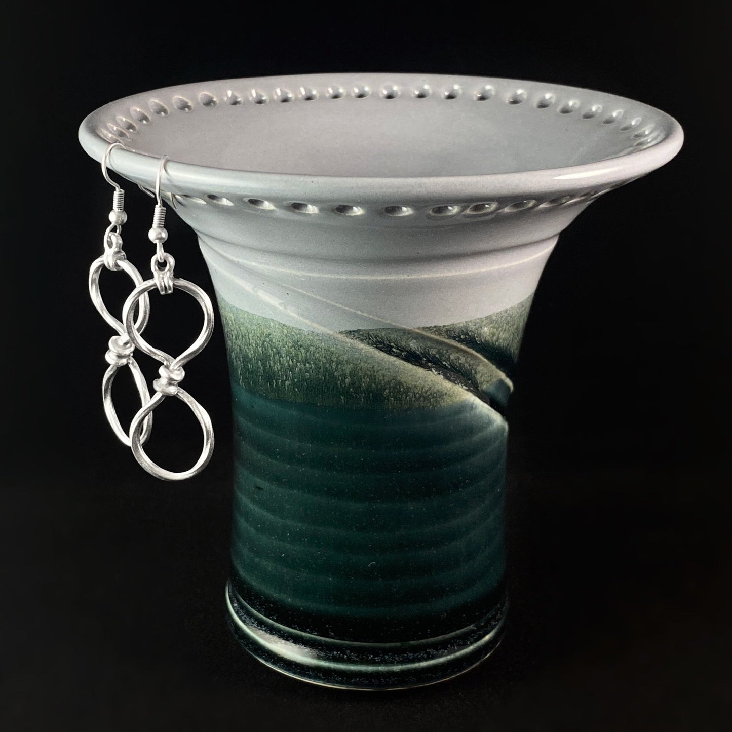 Handmade Ocean Foam Earring Holder Functional and Decorative