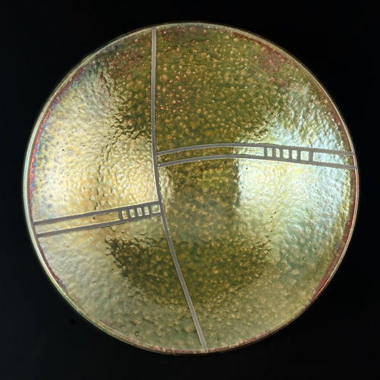 Handmade Susie Bowl, Raku Art Pottery, Decorative Pottery