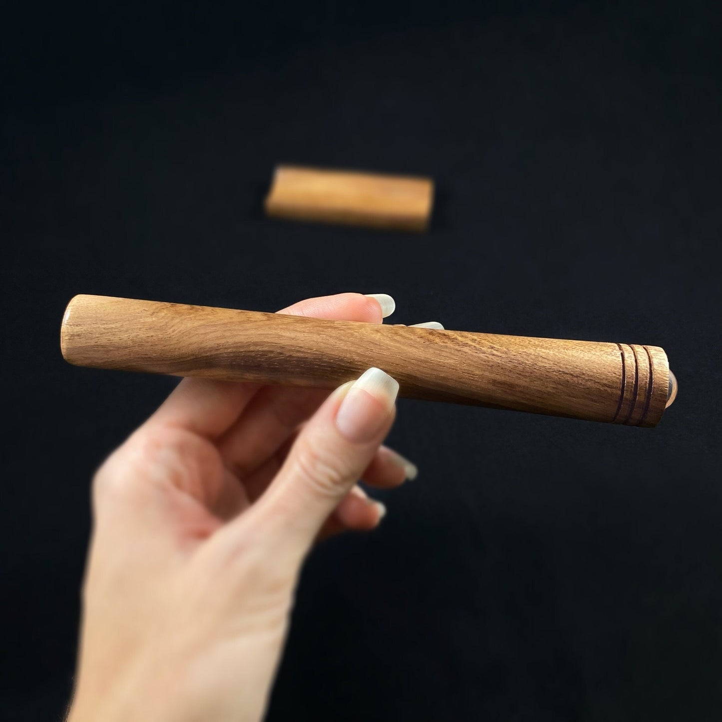 Handmade Wooden Pocket Teleidoscope - Teak